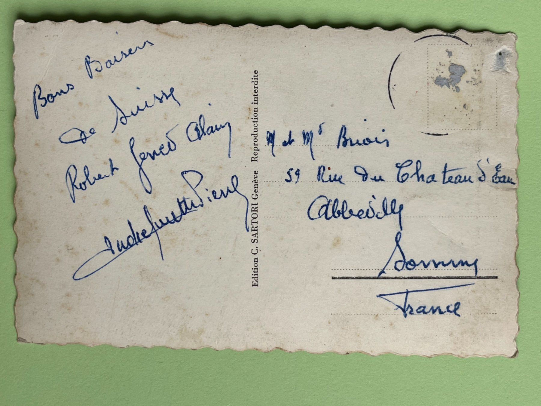 Ansichtskarten: Lausanne - Vue générale – Gebraucht aus Steg VS von danwer74 1
