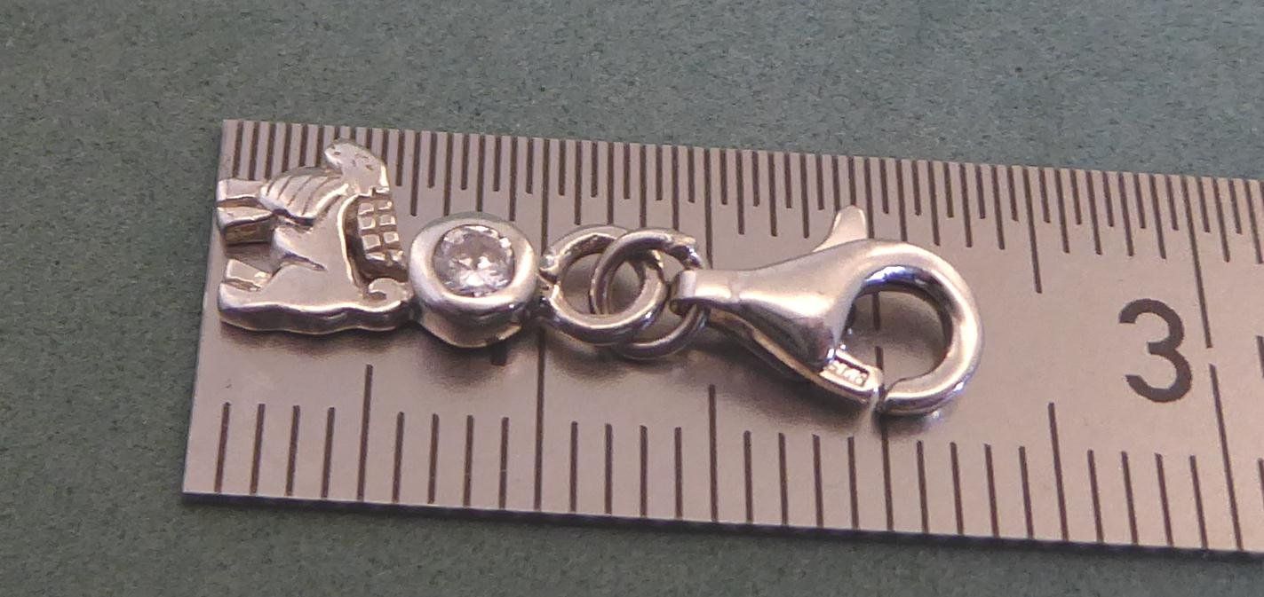 Ciondoli: Anhänger Sternzeichen Steinbock 925 Silber – Usato da Muri AG venduto da silvermouse007 3