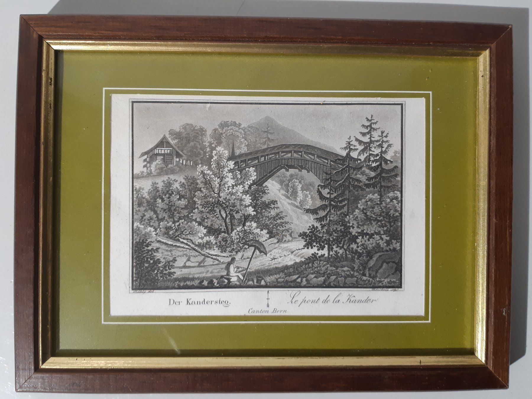 Grafica & Litografie: Litho 2 Stück Kandersteg und Brienz – Usato da Grindelwald venduto da carro5 1
