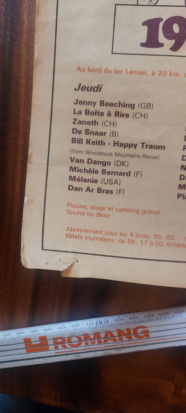 Foto & Immagini: affiche paleo 1979 – Usato da Muraz (Collombey) venduto da Celine-v81 2