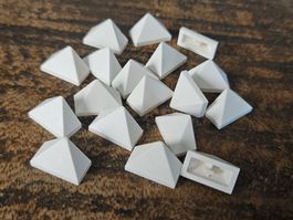 lego 3048c lot de 18 pièces White Slope 45 2 x 1 Triple