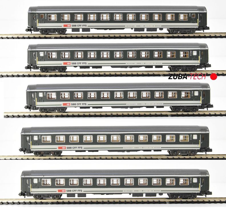 Hobbytrain 5x Personenwagen Bpm 51 RIC Spur N ohne OVP | Kaufen auf Ricardo