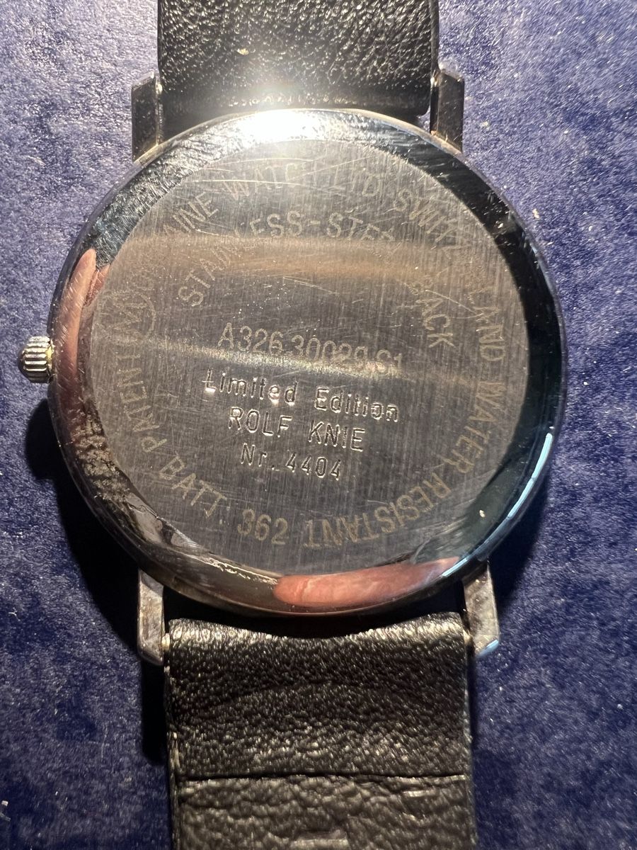 Mondaine Orologi: Mondaine Rolf Knie – Usato da Laufen venduto da groove60 1