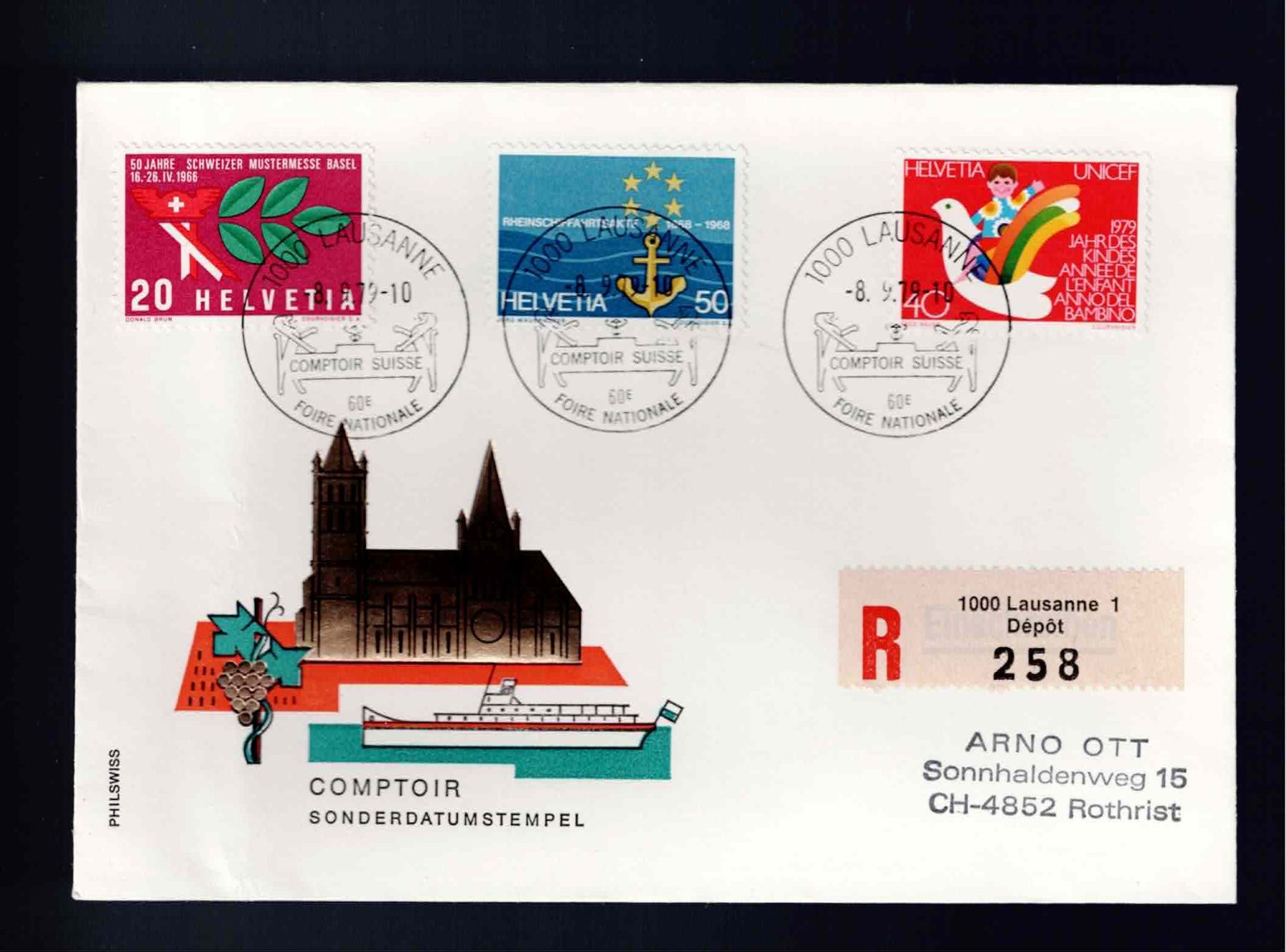 Alle Briefmarken: FDC Einschreiben 1979 – Gebraucht aus Koblenz von Markenhimmel