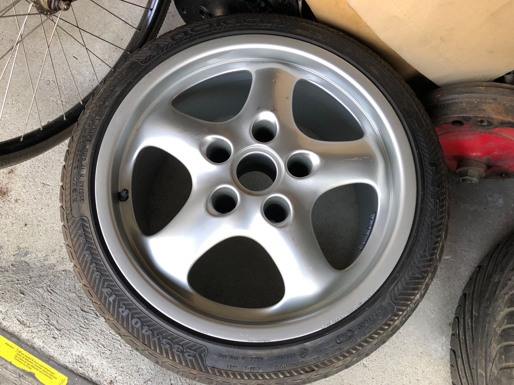 Porsche Pneumatici & Ruote complete: PORSCHE 911 Cup Felgen 17" – Usato da Escholzmatt venduto da aircooledparts 3
