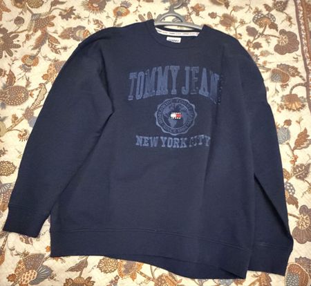 Tommy Jeans Sweat-shirt marine, taille L,