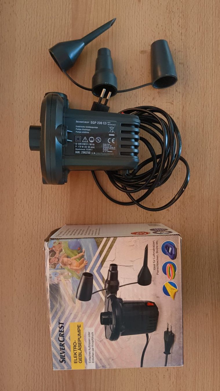 Schwimmbad-Zubehör: Elektro Gebläsepumpe – Gebraucht aus Basel von fil_zq9y