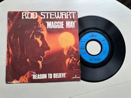 ROD STEWART tolle Single Maggie Mae Kult France differnt Top