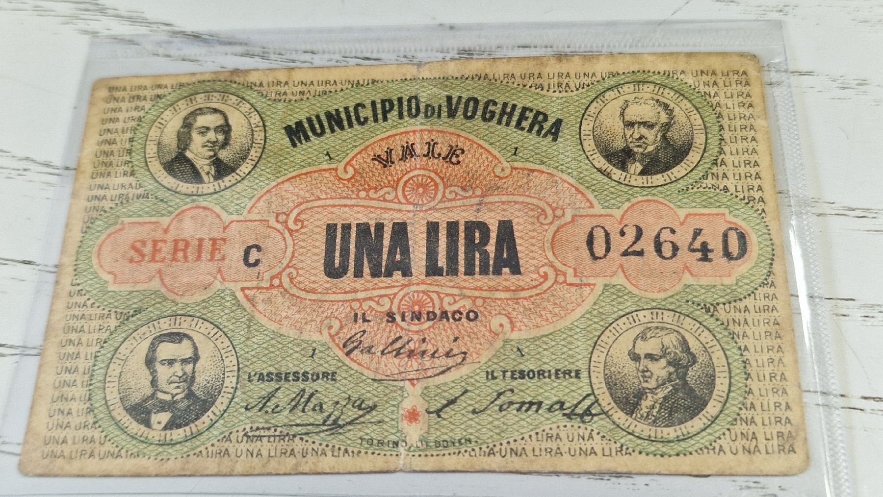 Banconote: Banknote Italien 1871 – Usato da Herisau venduto da Antiques.AR