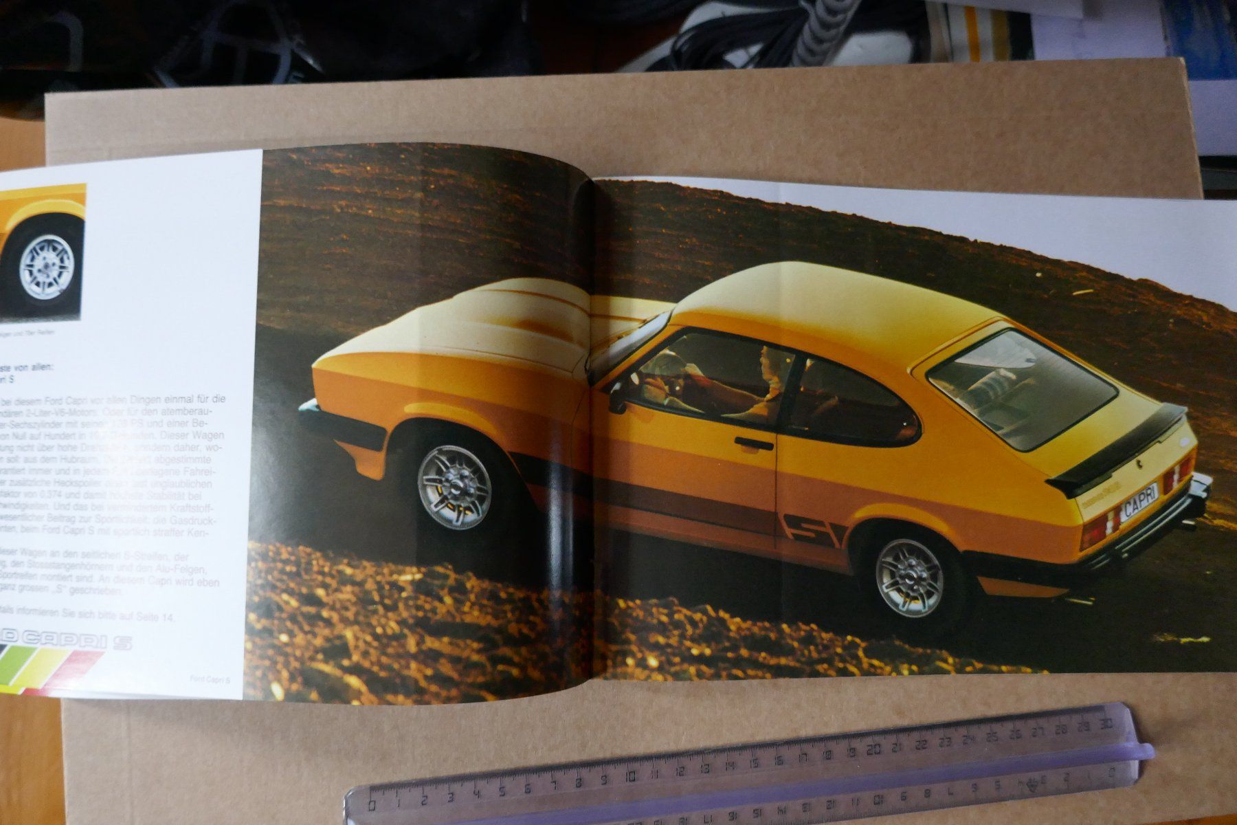 Ford Dokumente: FORD Capri   Originalprospekt – Gebraucht aus Madiswil von ML911 2