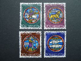1968 Nr. B138-B141 mit ET-Vollstempel