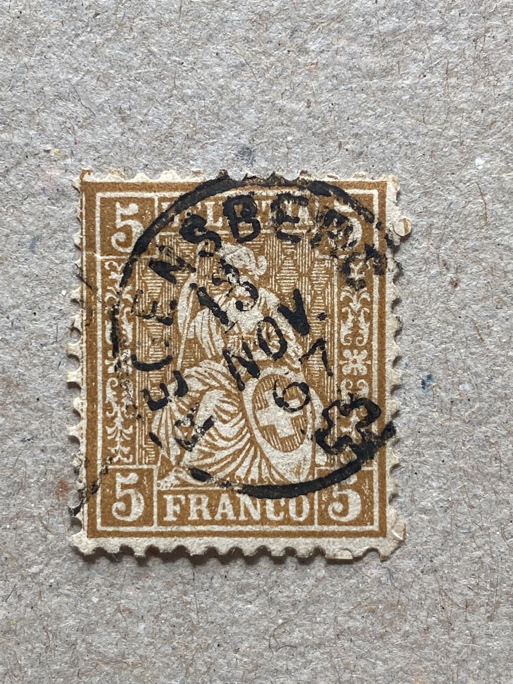 Tutti i francobolli: 30, Regensberg – Usato da Aarau venduto da hilde47