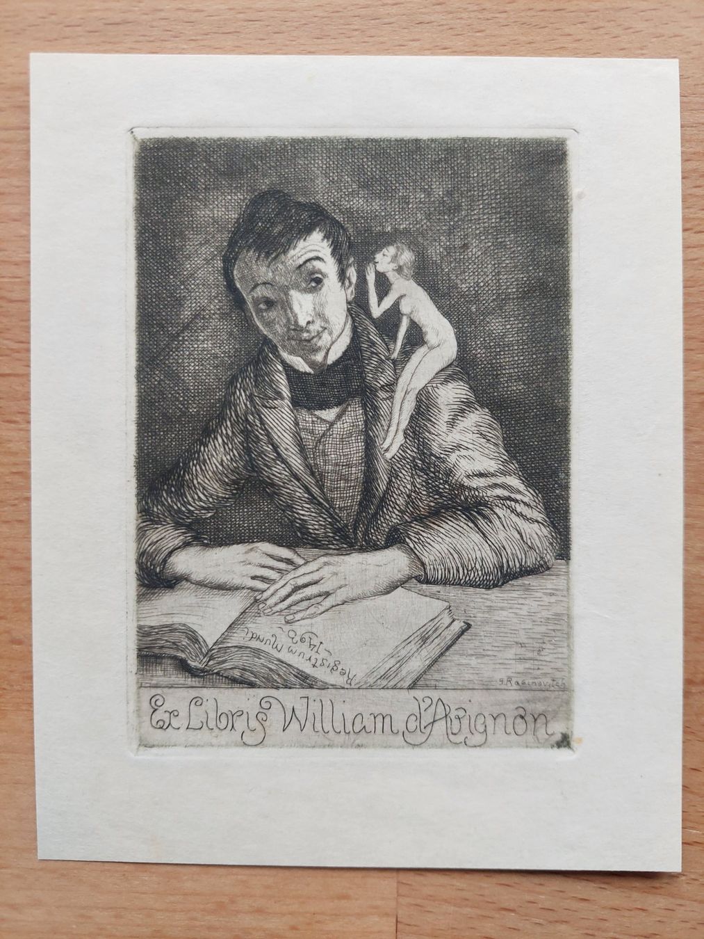 Dipinti: Exlibris Gregor Rabinovitch - Original Radierung – Usato da Obfelden venduto da Exlibris-Art 1