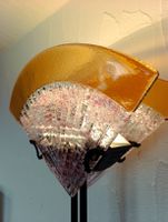 Lampada da terra italiana degli anni '80, in "vetri Murano"