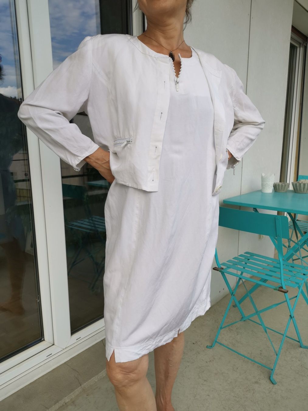 Vestiti: Set: Robe et veste  / Abito e giacca/ Kleid  und Jacke – Usato da Fribourg venduto da SD1910 3