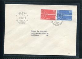 1957 Nr. 332-33 FDC deutsch