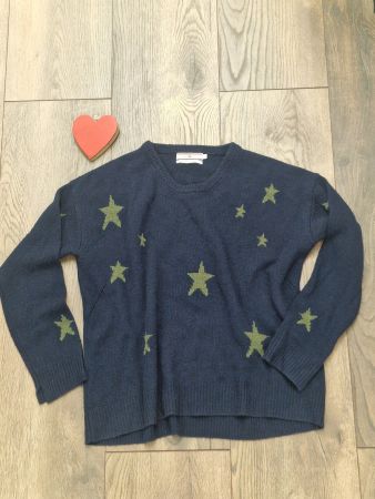 Paul Kehl Pullover Wolle-Cashmere dunkelblau Gr S wie neu