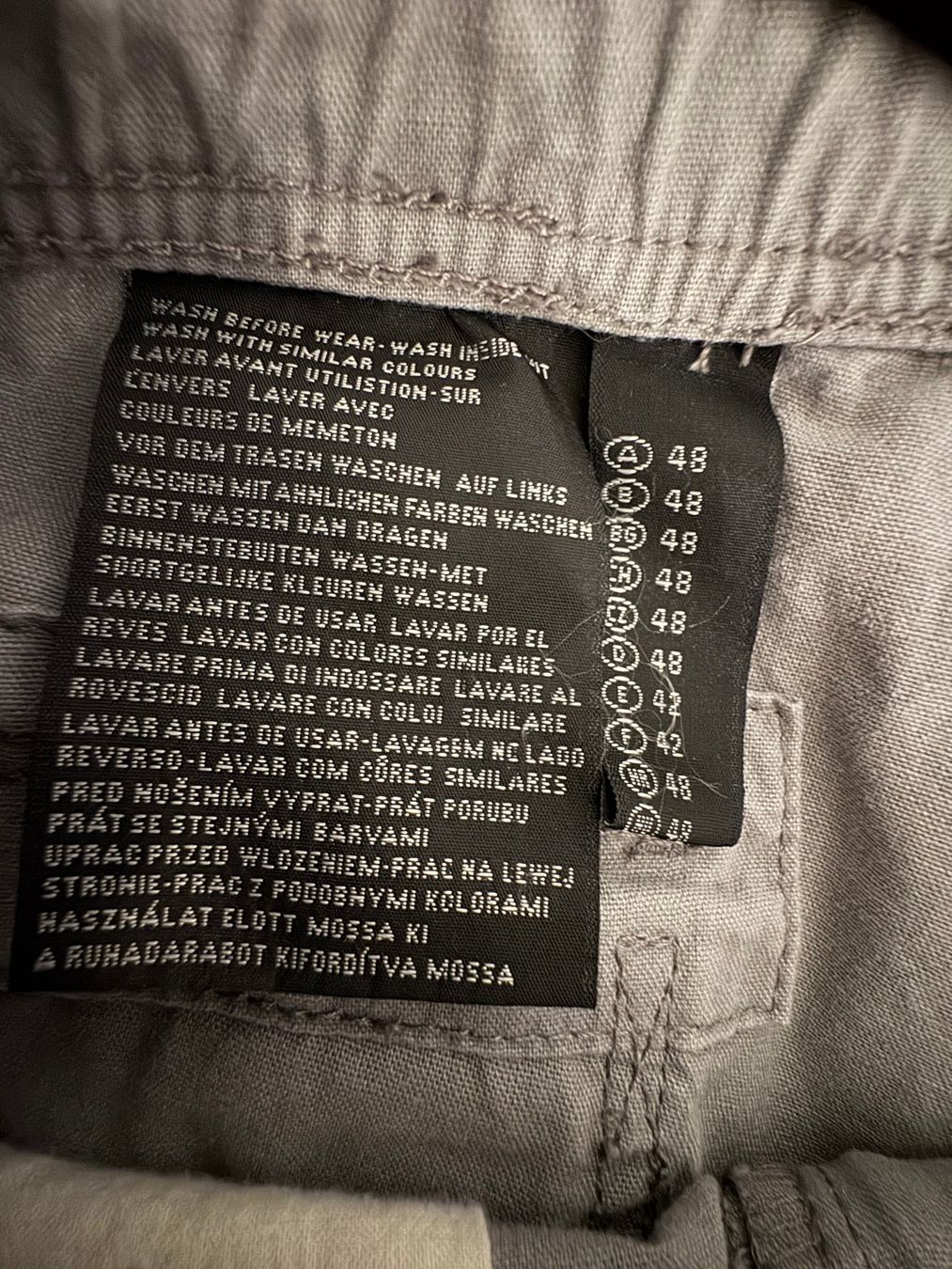 Hosen: Sommer Cargohose Herren EU Gr. 48 grau – Gebraucht aus Uhwiesen von mic_kd6g 4