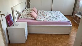 IKEA MALM Schlafzimmer-Set 160x200 mit Matratze