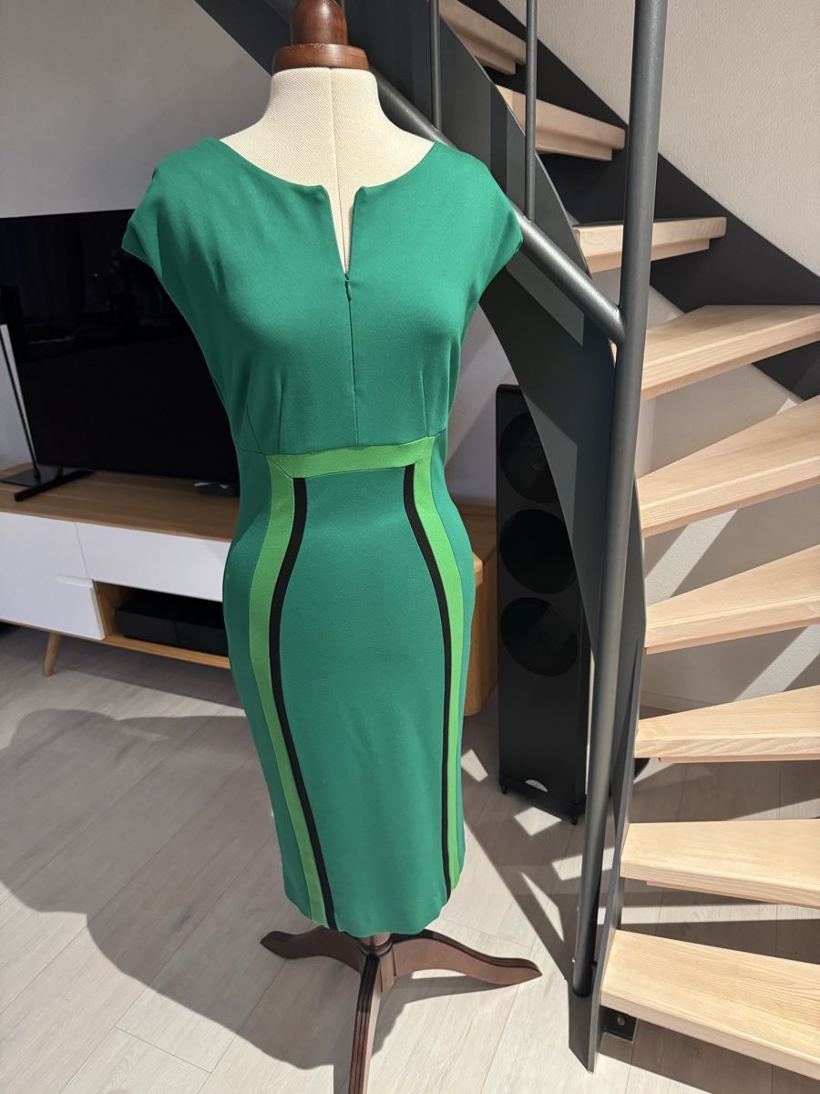Escada Vestiti: Escada Kleid, Grösse 36, Grün – Usato da Baar venduto da Tg161072