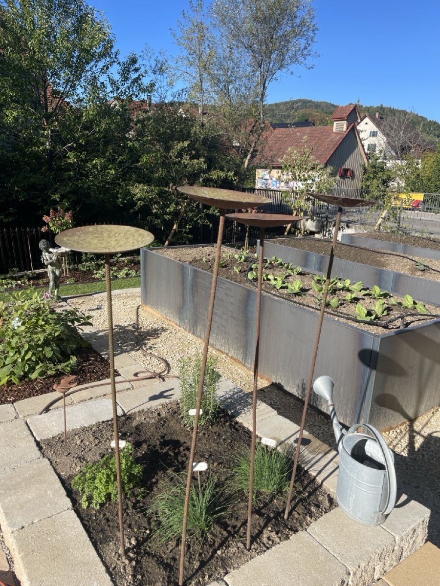 Tutte le decorazioni: 4 Gartenstecker, ( Kerzen Vogelfutter) – Usato da Villnachern venduto da socondlife 1