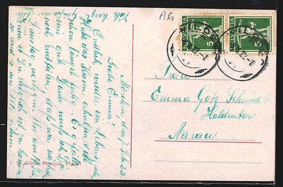 Cartoline postali: AK Wildegg, Schloss Wildegg, 1912 – Usato da Berlin venduto da bartko-reher 1