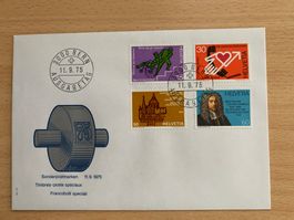 Sonderpostmarken 11.9.1975 Helvetia 75 Jahre Rolle