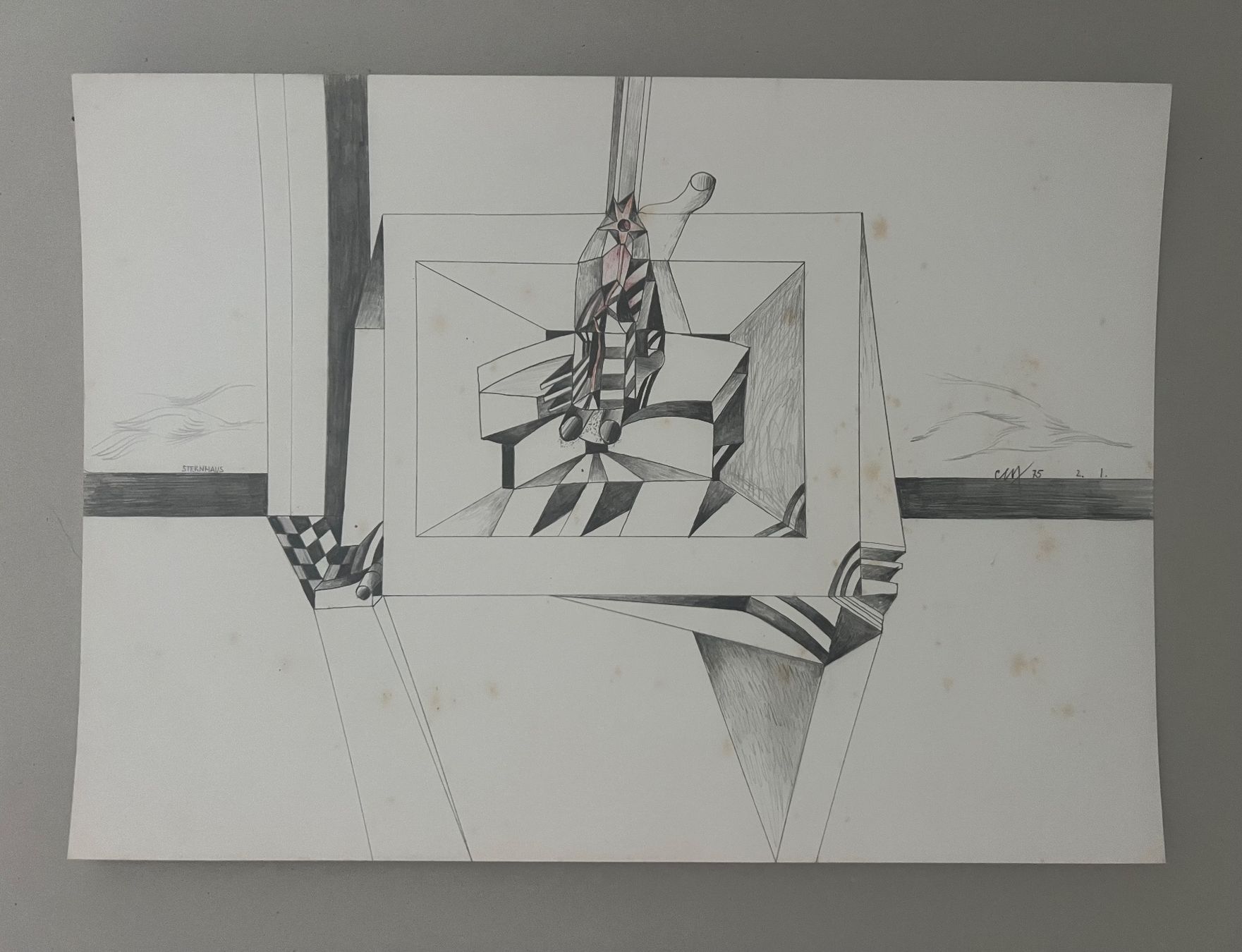 Grafica & Litografie: Bruno Cerf , Originalzeichnung – Usato da Rain venduto da Pic-Ass