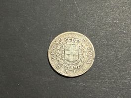 L.1 1863 Ag!! Vitt. Em. II TOP!
