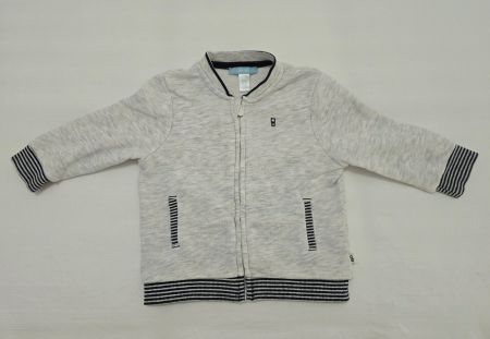 Gilet gris Obaibi, taille 9 mois