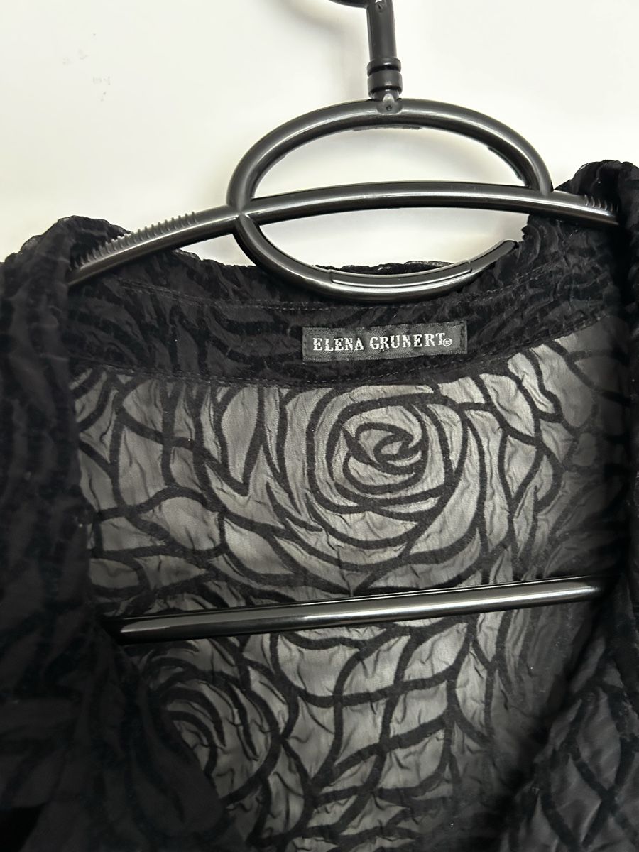 Camicie: Schwarzes Hemd mit Blumenmuster – Nuovo (secondo la descrizione) da Zürich venduto da ElsterAuge7 1
