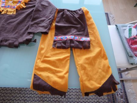 Kinder Indianer Fasnachts Kleid 7-9 KJahre