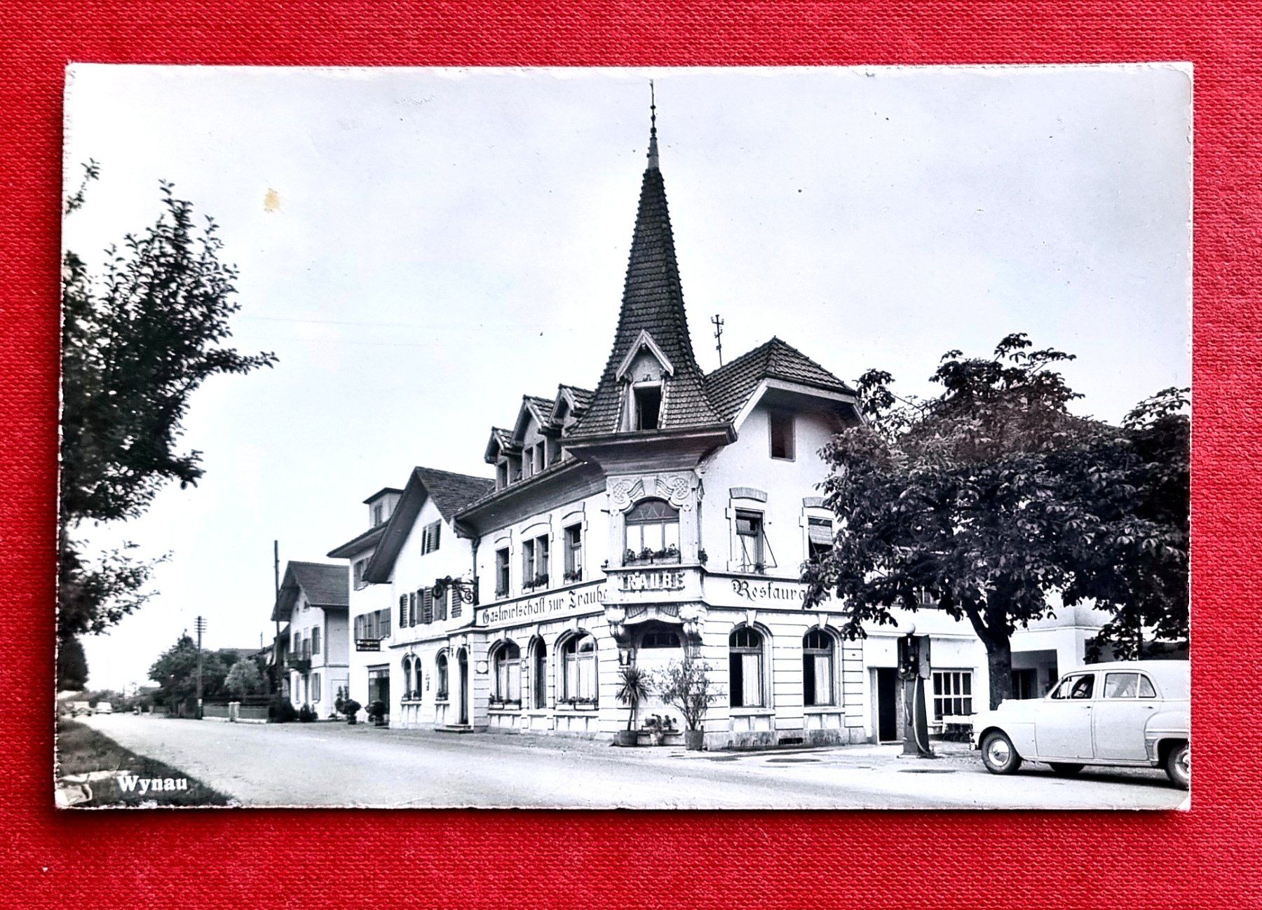 Cartoline postali: Wynau - Restaurant Traube - Tanksäule – Usato da Rothrist venduto da RROENK