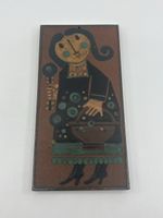 Keramik Wandbild Vintage Retro Design