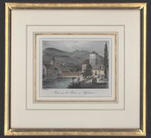 Eglisau Lithographie von Dubois selten