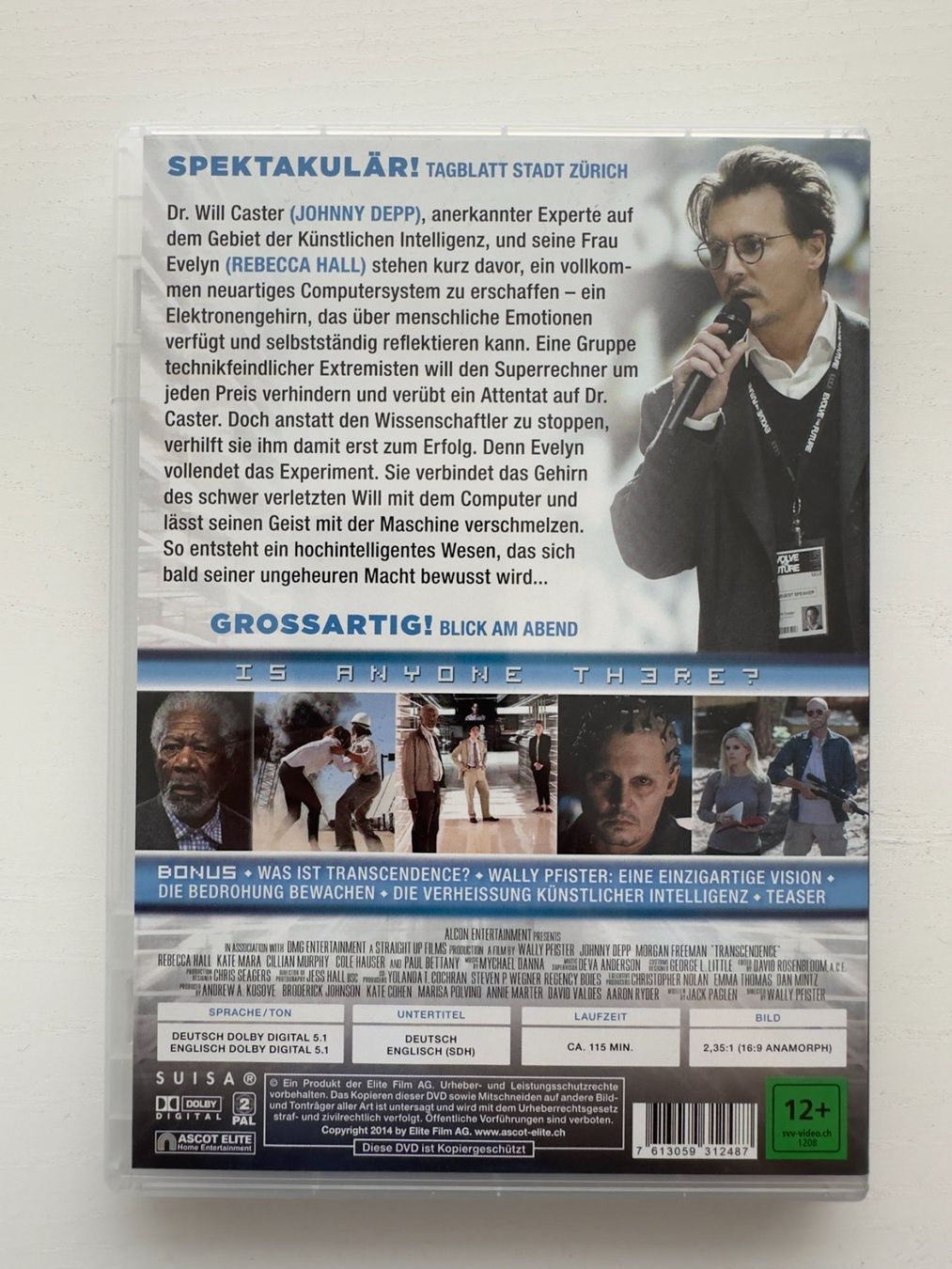 Tutti i DVDs: Transcendence – Nuovo (secondo la descrizione) da Nottwil venduto da grabi77 1