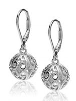 Montalin 925 Silber Ohrringe Ornament