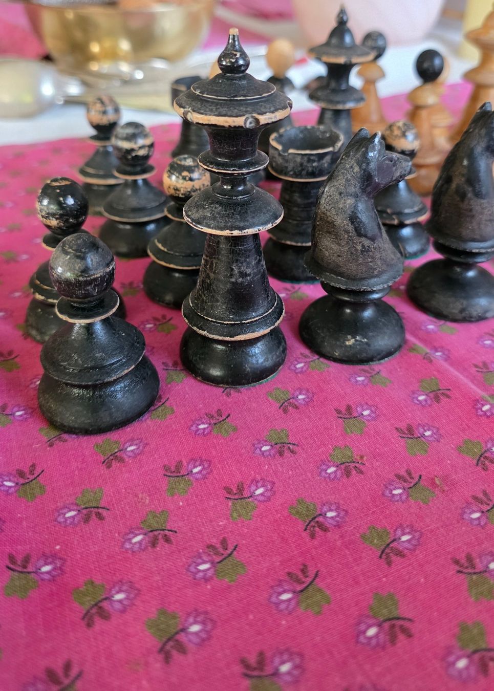 Giochi: Schachfiguren Holz antik – Usato da Wittenbach venduto da rose_rosi 2
