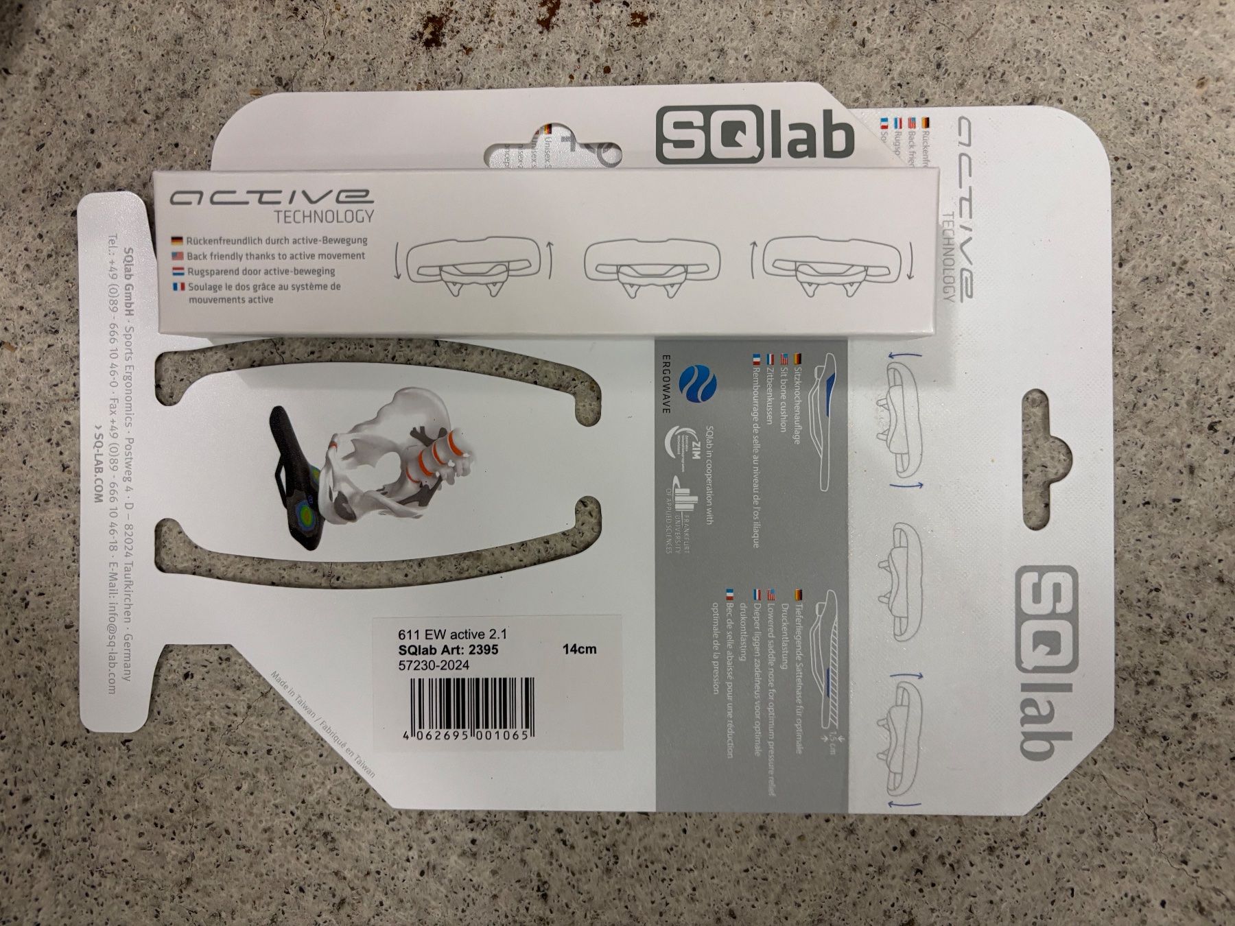 Ergon Pezzi di ricambio: SQlab MTB Sattel 611 ERGOWAVE® Active 2.1, MTB Fahrradsattel – Usato da Bremgarten AG venduto da david12345 2