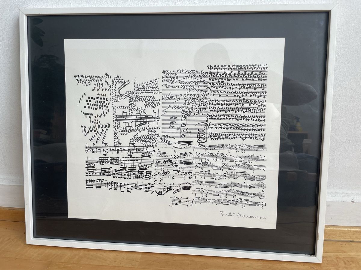 Arts picturaux & lithographies: Musical Score Artwork C. Ahrman  – D'occasion à Basel par Amechan.