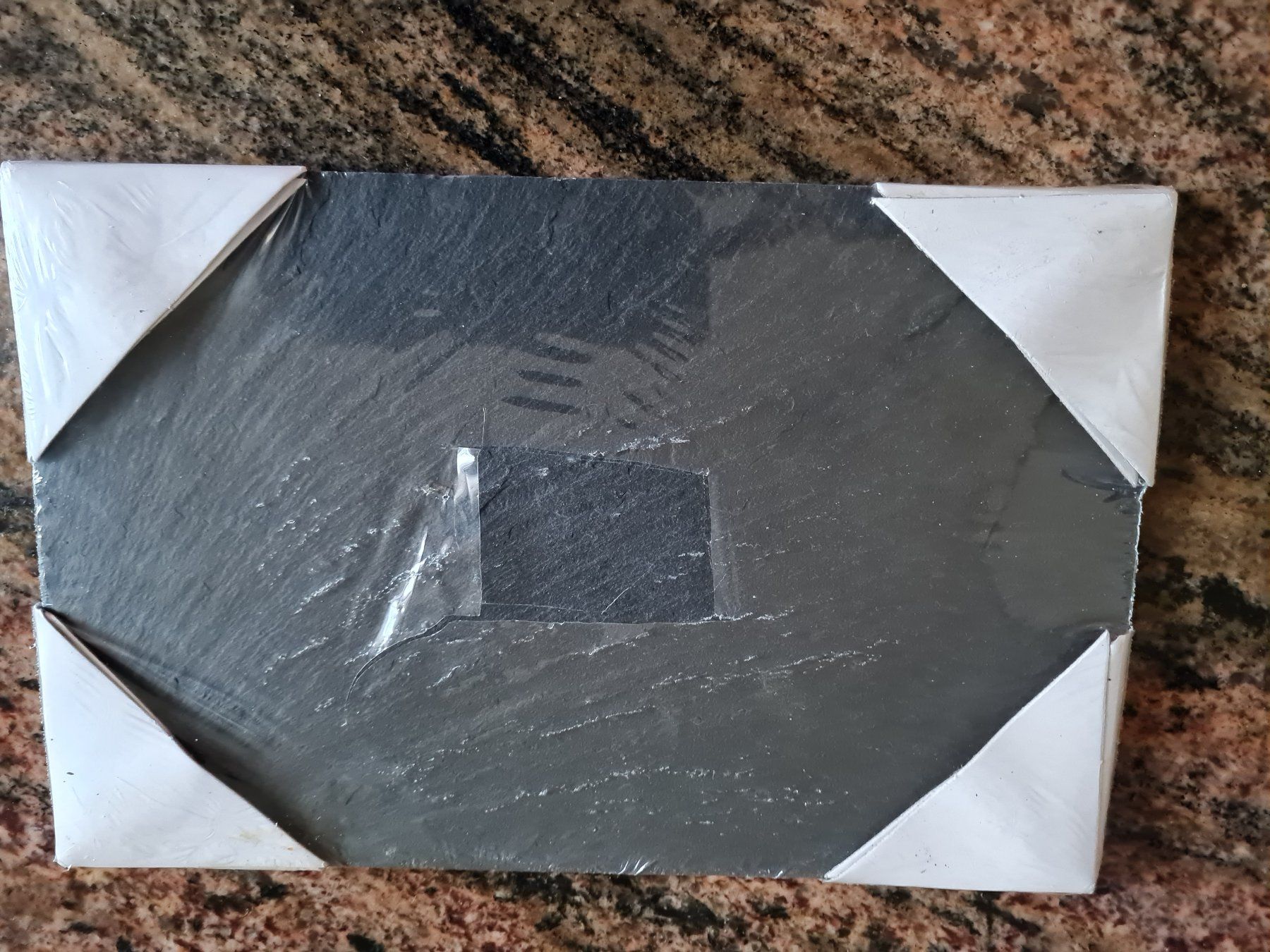 Piatti di portata: Neue Schiefer Servierplatte schwarz – Nuovo e nell'imballaggio originale da Döttingen venduto da Verkauf 1
