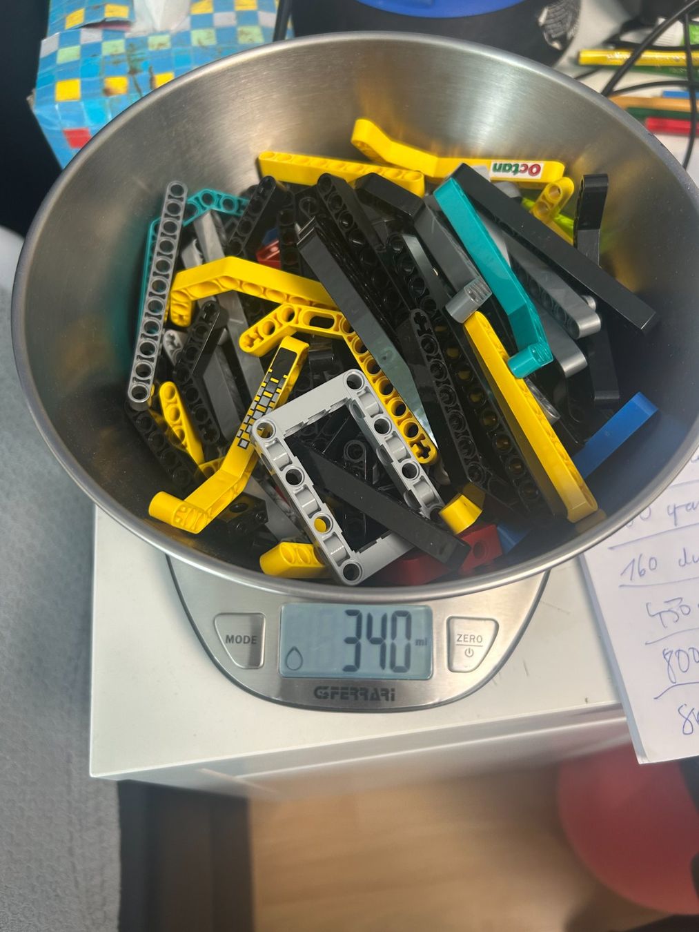 Lego Giocattoli: 340 Gramm rund Lego Technik Lochbalken – Usato da Volketswil venduto da Daniel68ernst