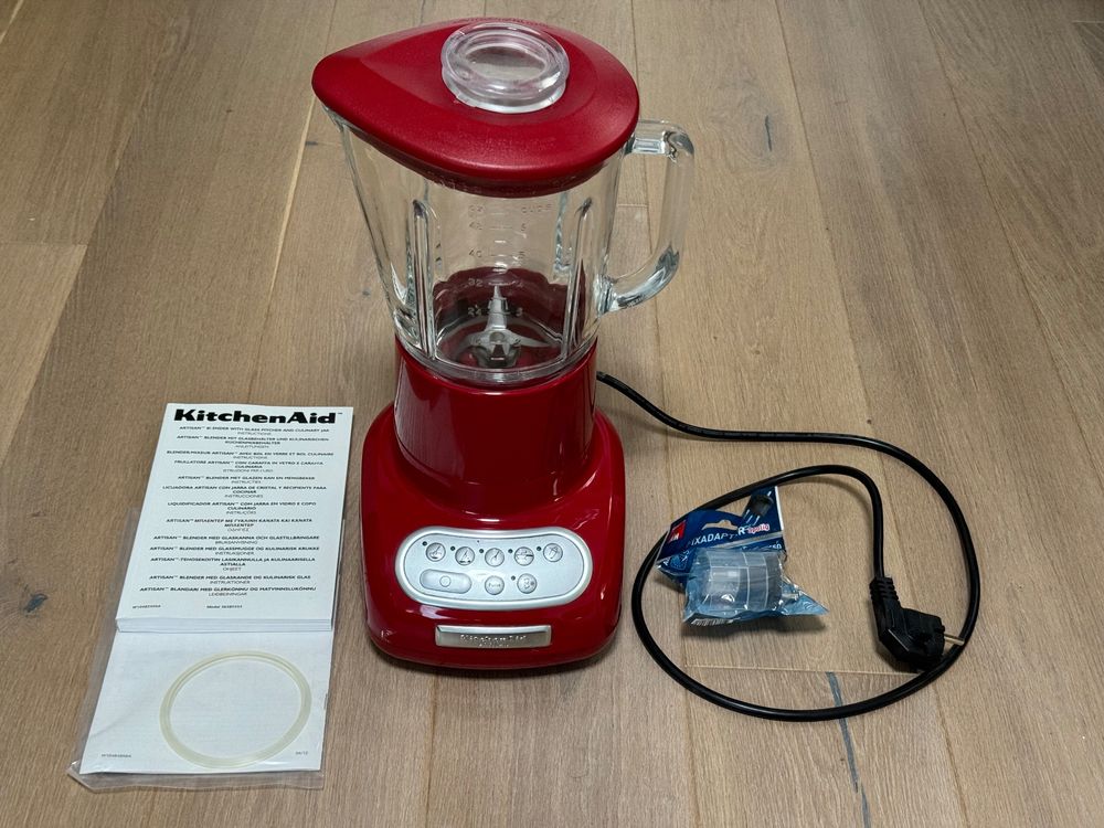 Kitchenaid Artisan Blender/Standmixer in rot Kaufen auf Ricardo