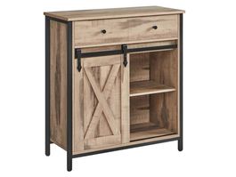 Beistellschrank Sideboard mit Regalebene Schiebetür VALENTIS