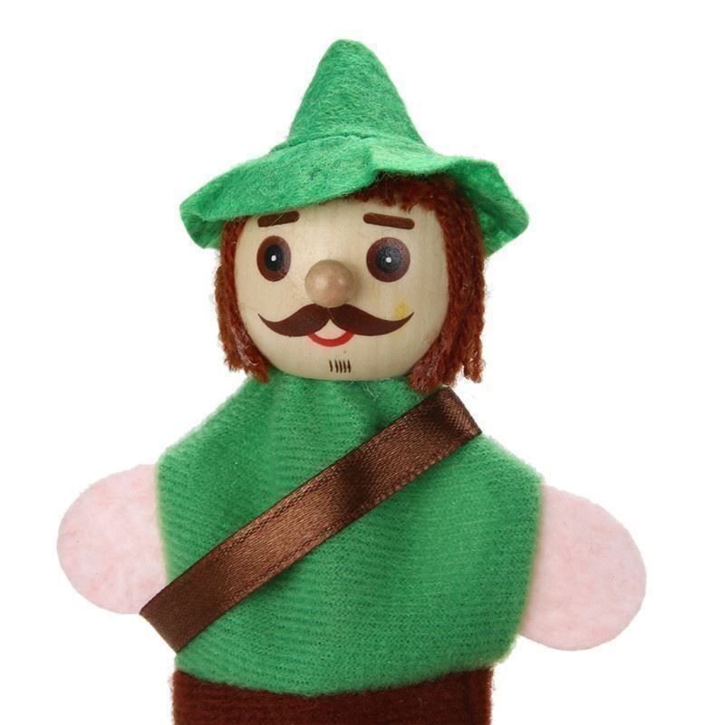 Puppen: 4 FINGERPUPPEN - ROTKÄPPCHEN - 10cm – Neu und originalverpackt aus Kriens von swissgadget 1