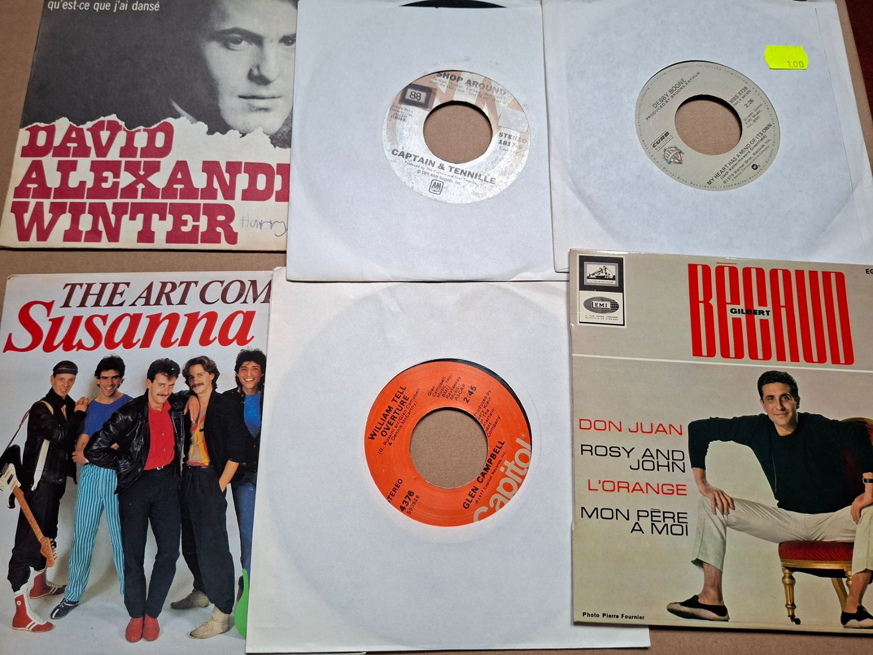 Dischi in vinile: 7" Singles-Sammlung Auflösung: 6x divers – Usato da Burg AG venduto da ..machine_rec..