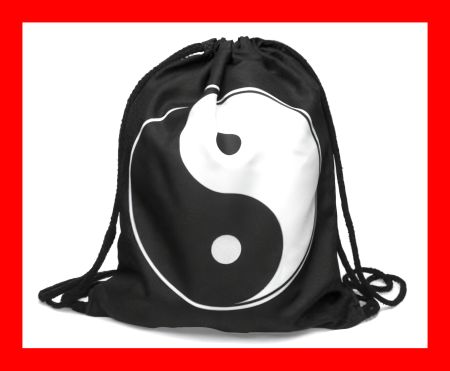 Rucksack Yin Ying Yan Yang Yoga Logo China Ruhe backpack