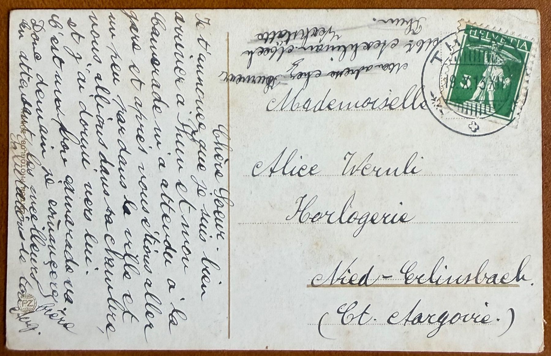 Cartoline postali: Thun - Panorama 1913 – Usato da Lutry venduto da Ediego 1