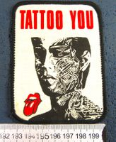 ROLLING STONES "TATTOO YOU" AUFNÄHER OHNE LEIM