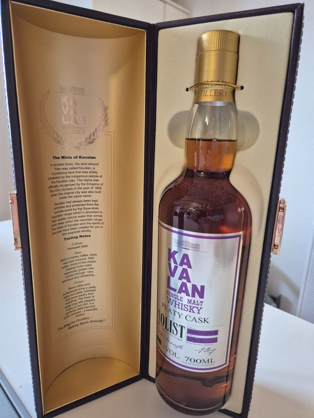 Kavalan Spirituosen: Kavalan Solist Peaty Cask – Neu und originalverpackt aus Vouvry von Peki23 1